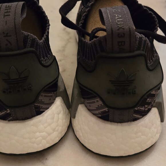 Adidas NMD_R1 Primeknit "Grey Three" BZ0223 - Women's Size 8.5 - Picture 3 of 10